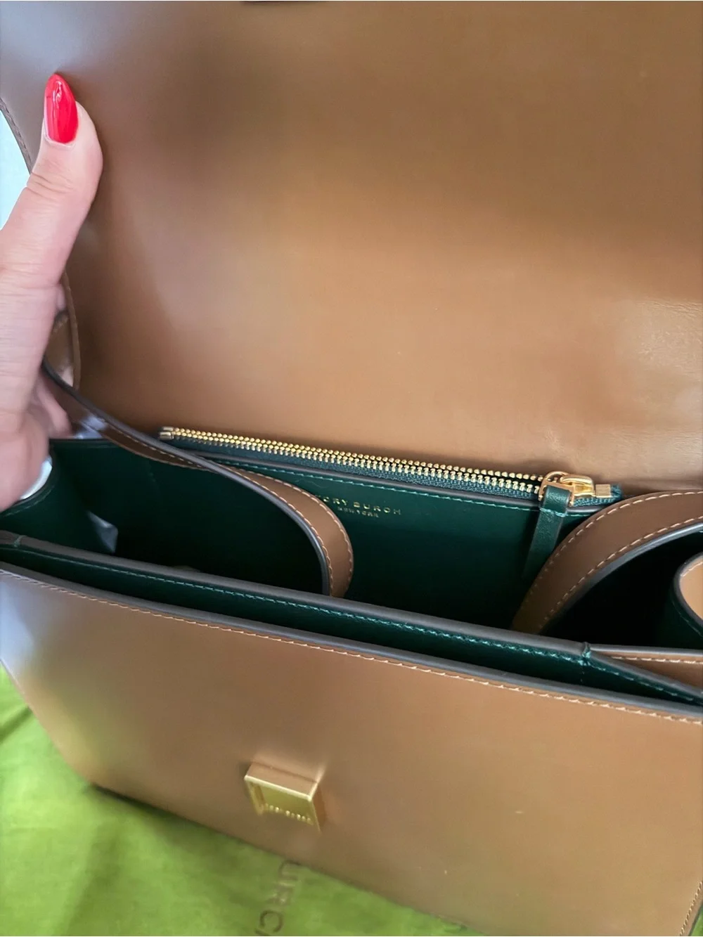 Tory Burch Eleanor Convertible Shoulder Bag - Moose